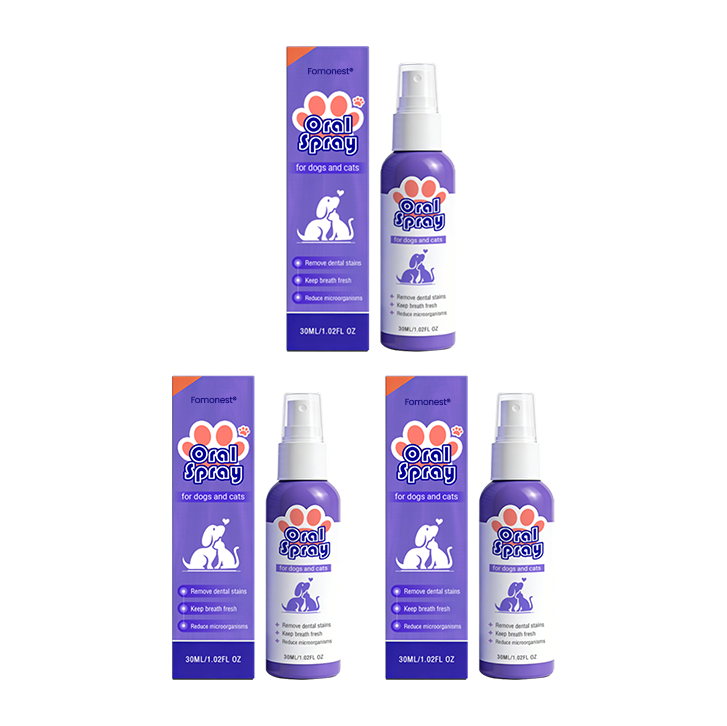 Pet Oral Spray ✅ Freshen Breath, Remove Tartar & Promote gum regeneration, stabilize teeth 🦷