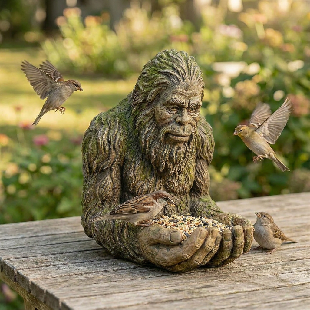 🔥Hot Sale 49% OFF🦶🦜Bigfoot Bird Feeder—A Fun Surprise for Your Backyard🌲