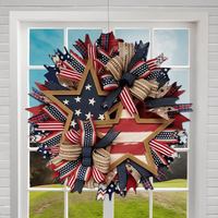 Patriotic Star Wreath