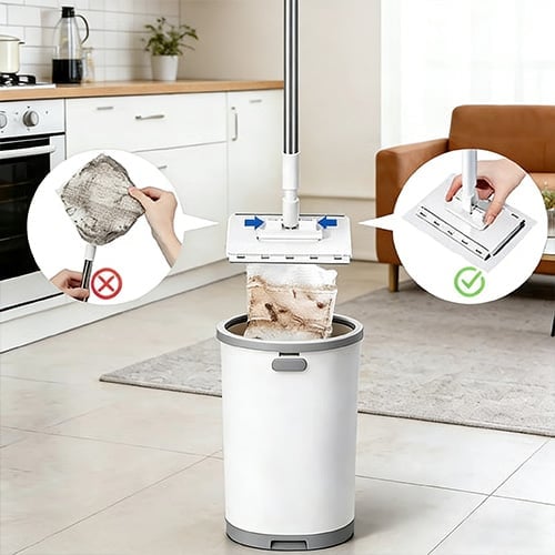 Hands-Free Multi-Purpose Flat Mop