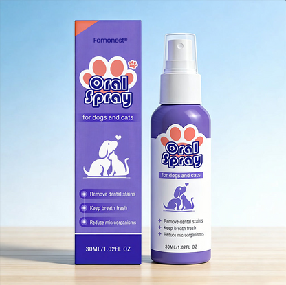 Pet Oral Spray ✅ Freshen Breath, Remove Tartar & Promote gum regeneration, stabilize teeth 🦷