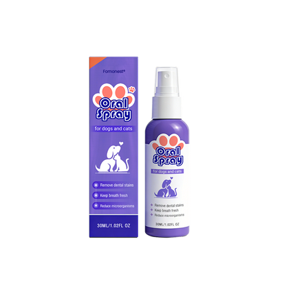 Pet Oral Spray ✅ Freshen Breath, Remove Tartar & Promote gum regeneration, stabilize teeth 🦷