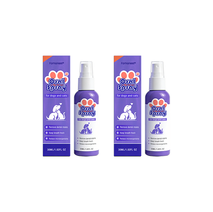 Pet Oral Spray ✅ Freshen Breath, Remove Tartar & Promote gum regeneration, stabilize teeth 🦷