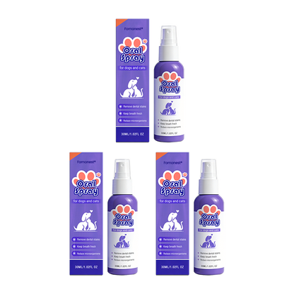 Pet Oral Spray ✅ Freshen Breath, Remove Tartar & Promote gum regeneration, stabilize teeth 🦷