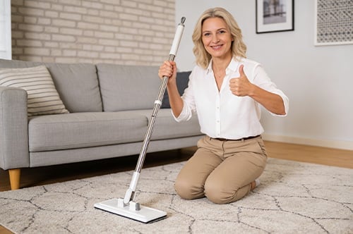 Hands-Free Multi-Purpose Flat Mop