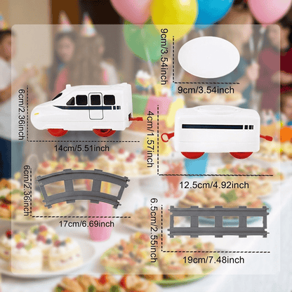 🚂 Food Train Conveyor Set for Kids & Family Parties