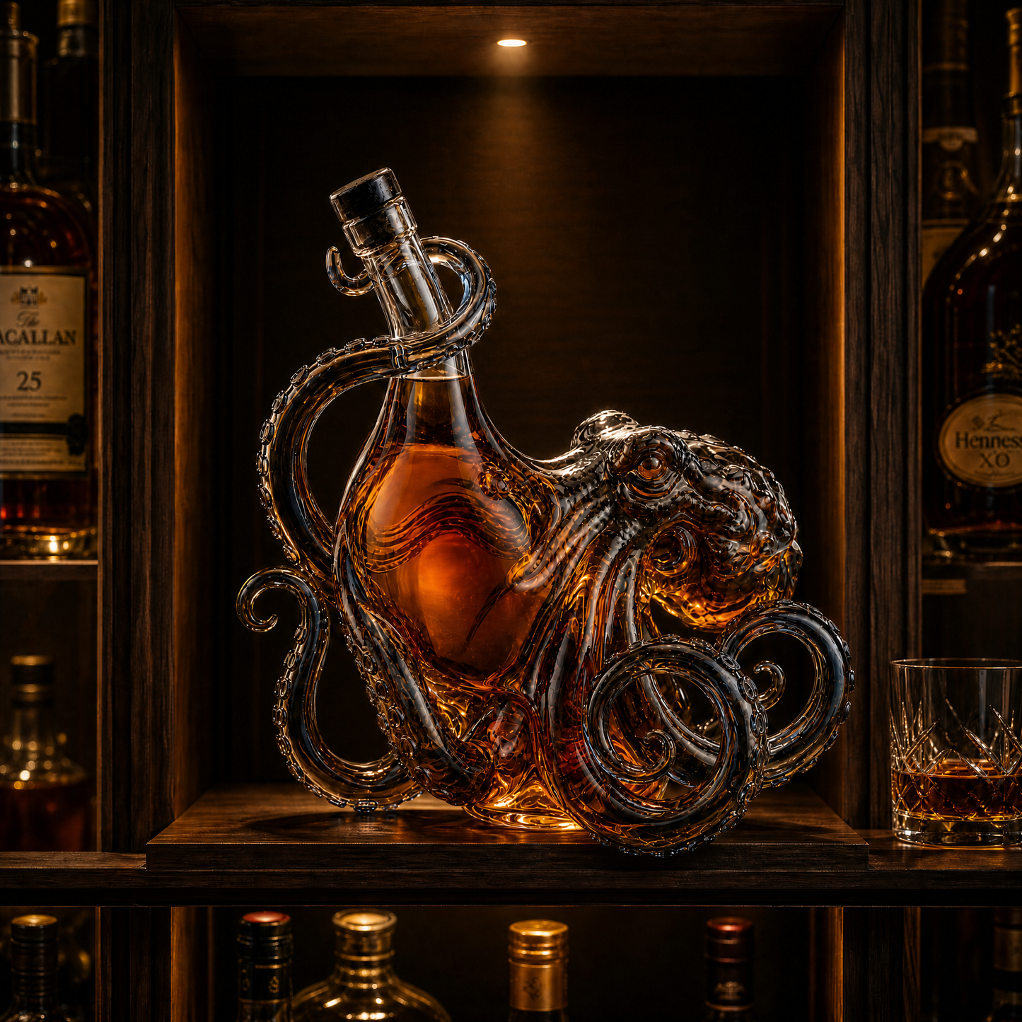 🔥HOT SALE 49% OFF - Black Spiced Rum 3D Sculpted Octopus Collector's Edition Bottle