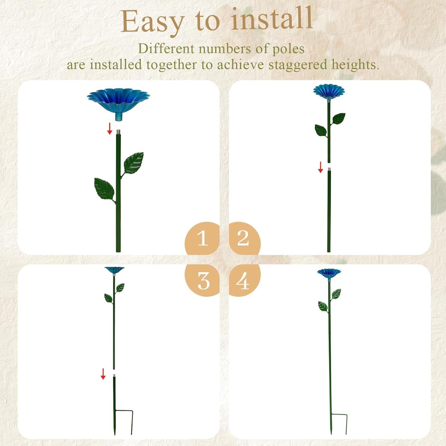 🐝50% OFF🌸 4-Pack Bee and Butterfly Watering Station