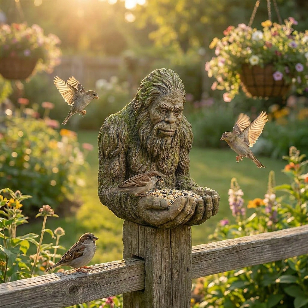 🔥Hot Sale 49% OFF🦶🦜Bigfoot Bird Feeder—A Fun Surprise for Your Backyard🌲