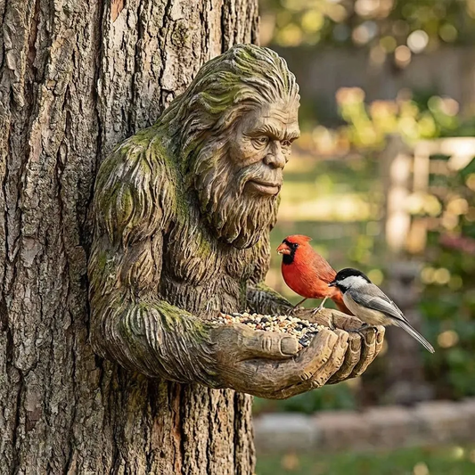 🔥Hot Sale 49% OFF🦶🦜Bigfoot Bird Feeder—A Fun Surprise for Your Backyard🌲
