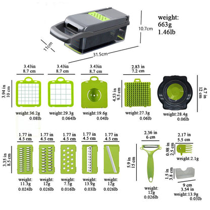 16-in-1 Vegetable Chopper & Slicer — A Must-Have Kitchen Tool