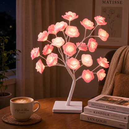 🌹 Rose Tree Lamp - Transform Your Space with Enchanting Light