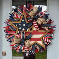 ❤Patriot Star Independence Day Wreath❤