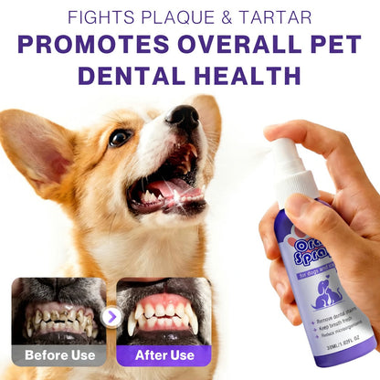 Pet Oral Spray ✅ Freshen Breath, Remove Tartar & Promote gum regeneration, stabilize teeth 🦷